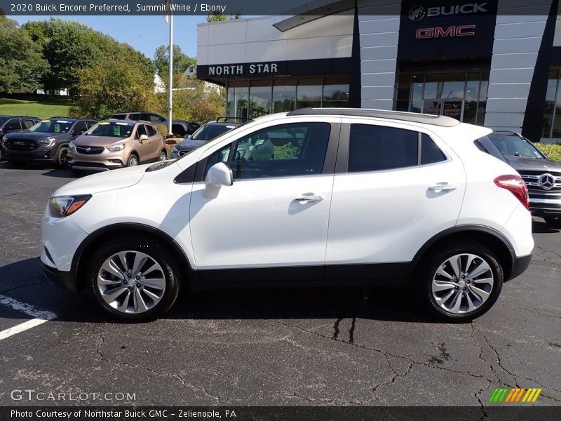 Summit White / Ebony 2020 Buick Encore Preferred