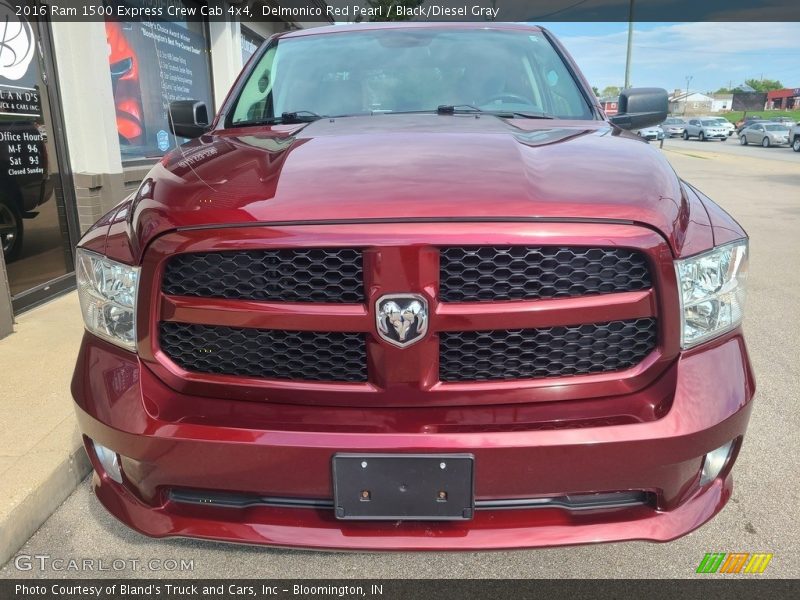 Delmonico Red Pearl / Black/Diesel Gray 2016 Ram 1500 Express Crew Cab 4x4