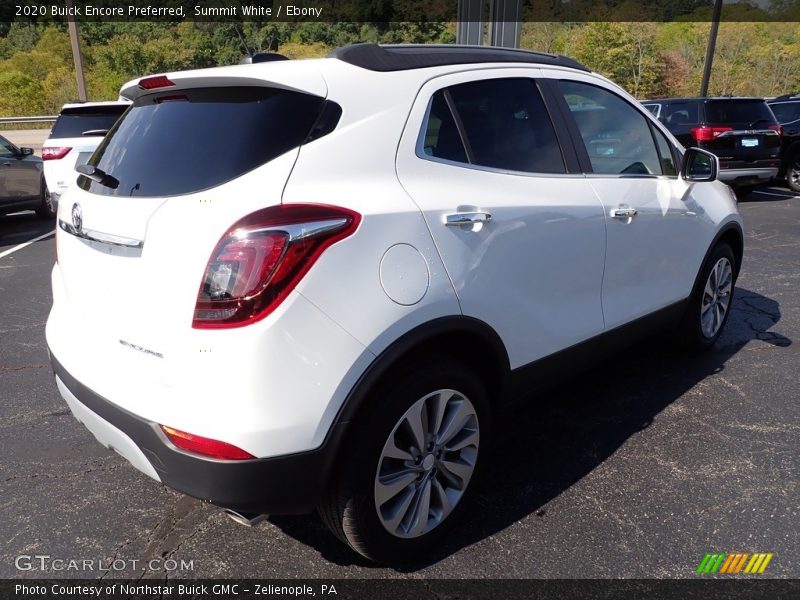 Summit White / Ebony 2020 Buick Encore Preferred