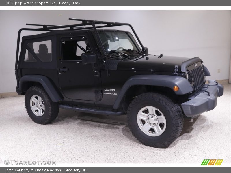 Black / Black 2015 Jeep Wrangler Sport 4x4