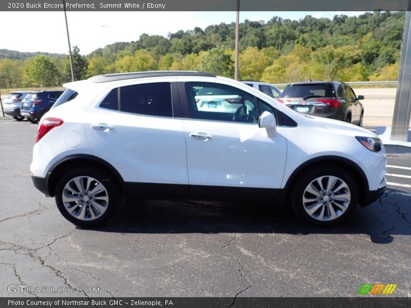 Summit White / Ebony 2020 Buick Encore Preferred