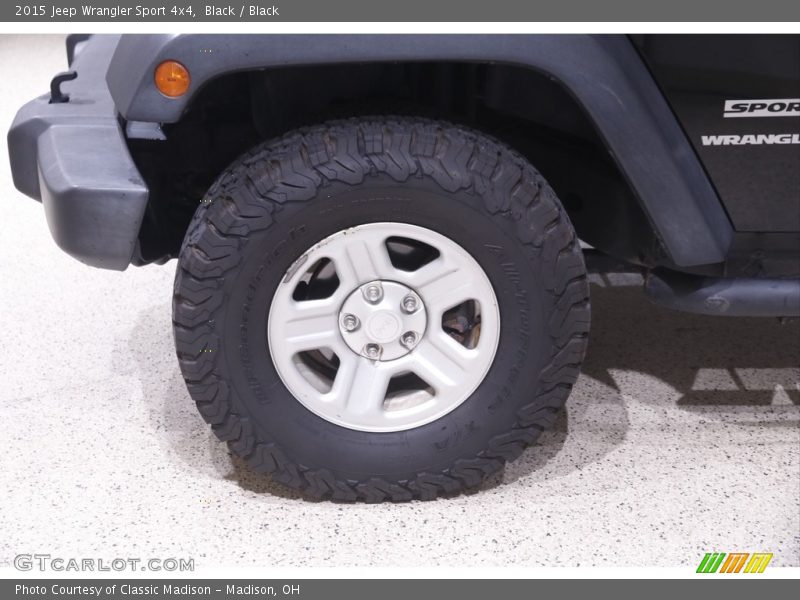 Black / Black 2015 Jeep Wrangler Sport 4x4
