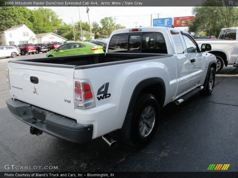 Arctic White / Slate Gray 2006 Mitsubishi Raider DuroCross Extended Cab 4x4