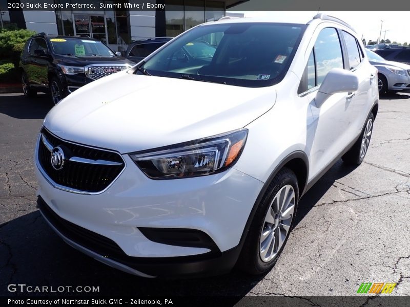 Summit White / Ebony 2020 Buick Encore Preferred