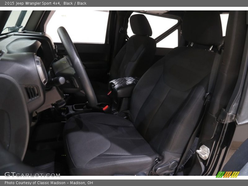 Black / Black 2015 Jeep Wrangler Sport 4x4