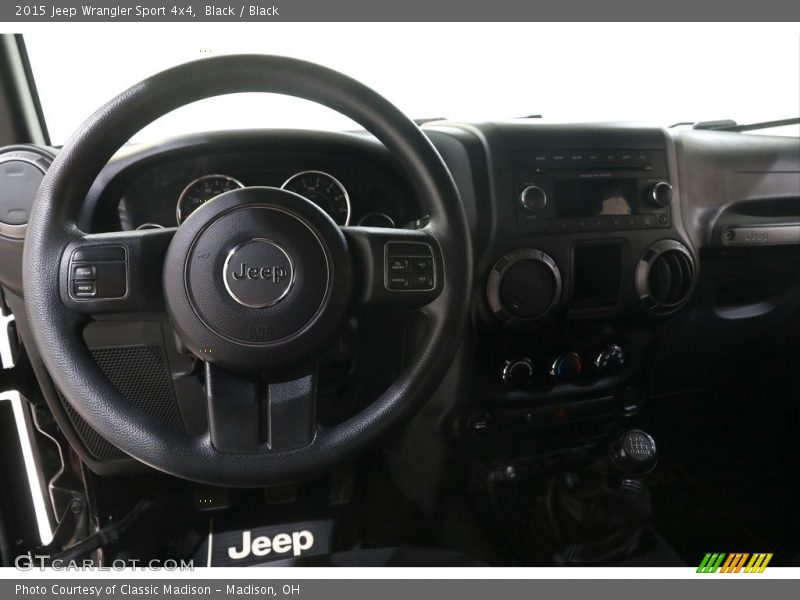 Black / Black 2015 Jeep Wrangler Sport 4x4