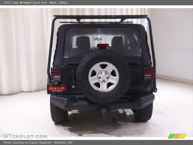 Black / Black 2015 Jeep Wrangler Sport 4x4