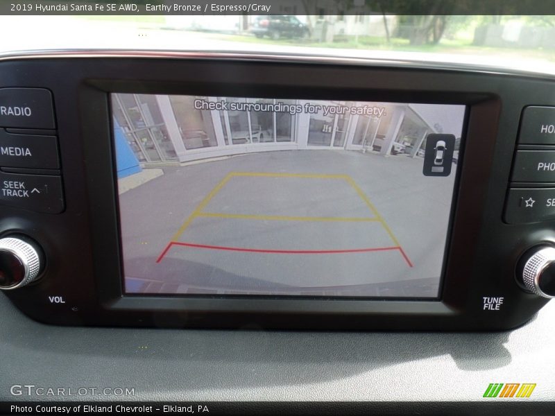 Earthy Bronze / Espresso/Gray 2019 Hyundai Santa Fe SE AWD