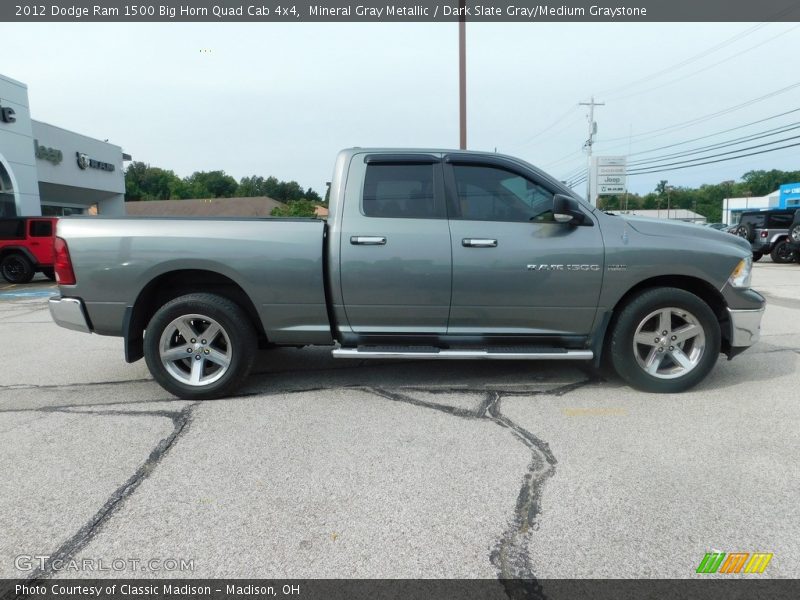 Mineral Gray Metallic / Dark Slate Gray/Medium Graystone 2012 Dodge Ram 1500 Big Horn Quad Cab 4x4