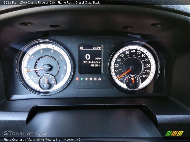 Flame Red / Diesel Gray/Black 2021 Ram 1500 Classic Regular Cab
