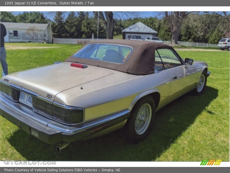 Oyster Metallic / Tan 1993 Jaguar XJ XJS Convertible