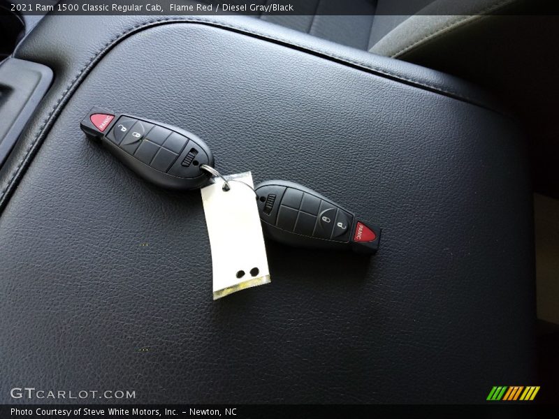 Flame Red / Diesel Gray/Black 2021 Ram 1500 Classic Regular Cab