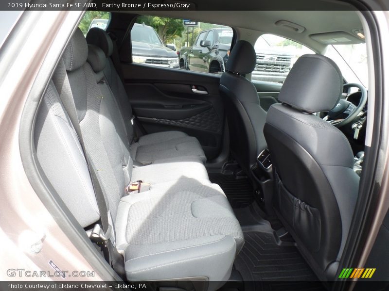 Earthy Bronze / Espresso/Gray 2019 Hyundai Santa Fe SE AWD