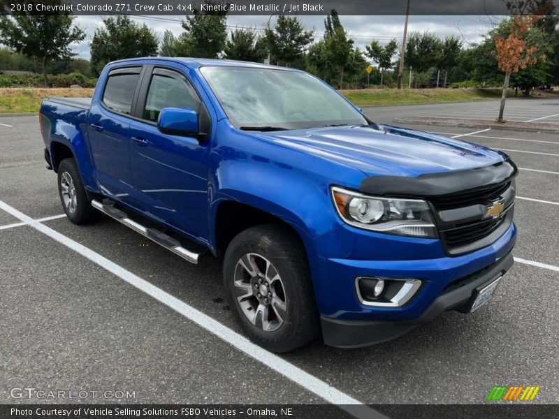  2018 Colorado Z71 Crew Cab 4x4 Kinetic Blue Metallic