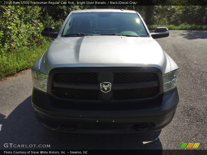 Bright Silver Metallic / Black/Diesel Gray 2016 Ram 1500 Tradesman Regular Cab 4x4