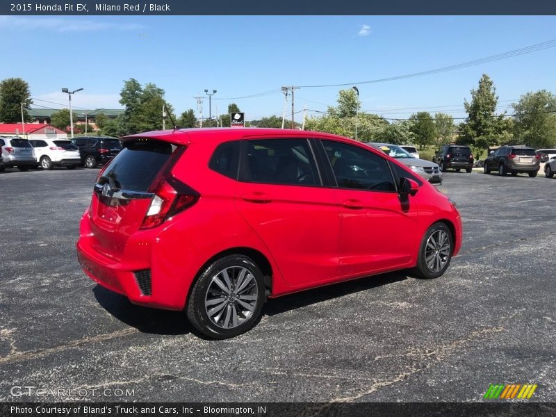 Milano Red / Black 2015 Honda Fit EX