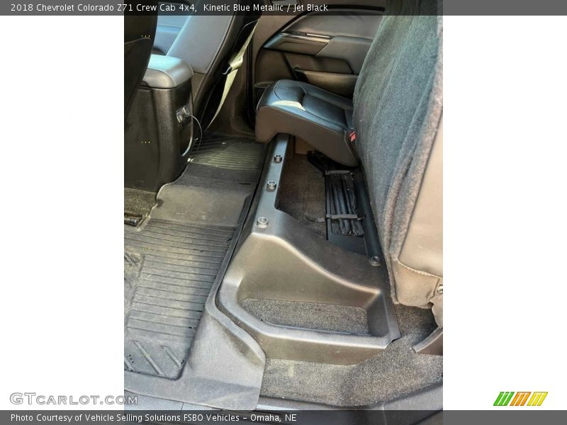 Kinetic Blue Metallic / Jet Black 2018 Chevrolet Colorado Z71 Crew Cab 4x4