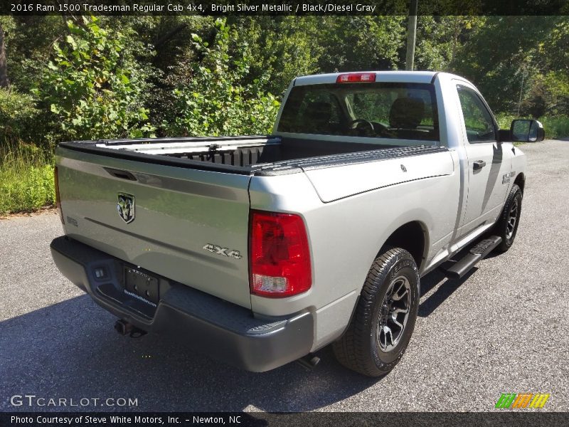 Bright Silver Metallic / Black/Diesel Gray 2016 Ram 1500 Tradesman Regular Cab 4x4