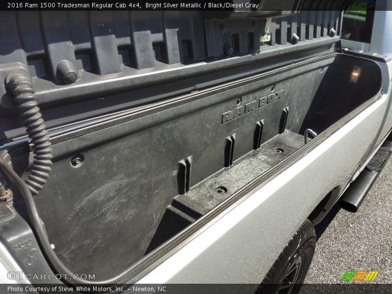 Bright Silver Metallic / Black/Diesel Gray 2016 Ram 1500 Tradesman Regular Cab 4x4