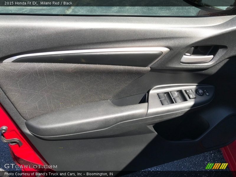 Milano Red / Black 2015 Honda Fit EX