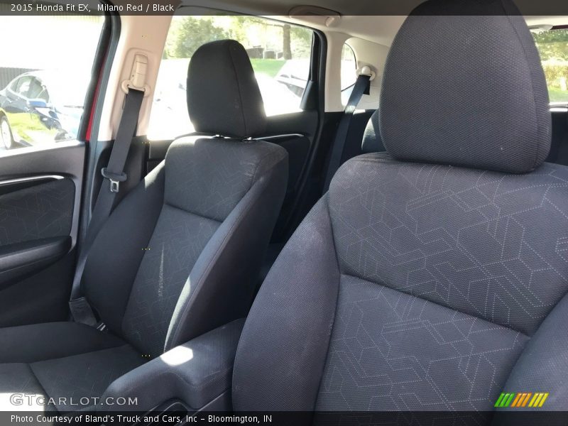 Milano Red / Black 2015 Honda Fit EX