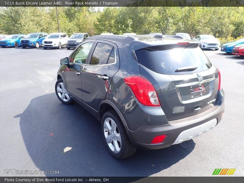 River Rock Metallic / Titanium 2016 Buick Encore Leather AWD