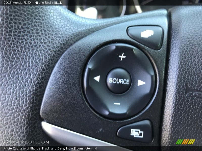 Milano Red / Black 2015 Honda Fit EX