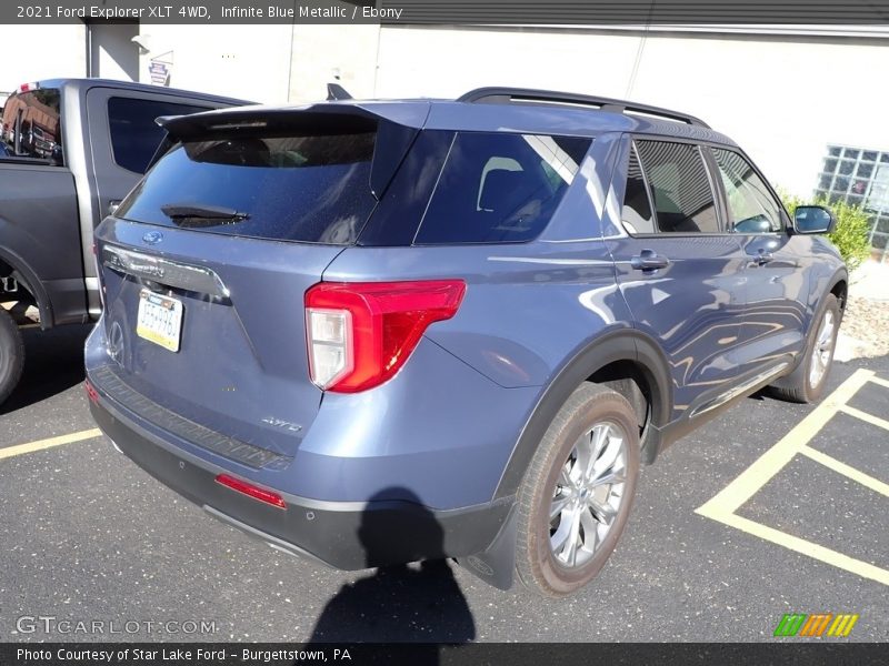 Infinite Blue Metallic / Ebony 2021 Ford Explorer XLT 4WD