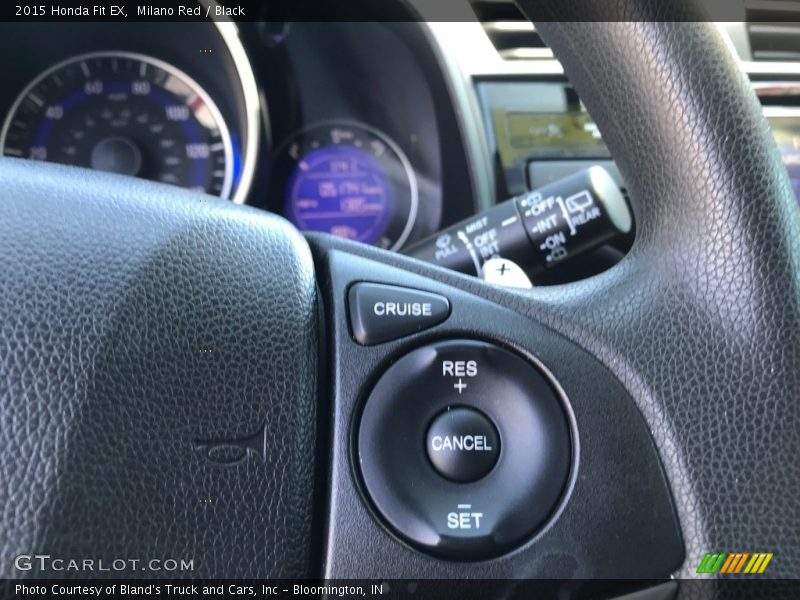 Milano Red / Black 2015 Honda Fit EX