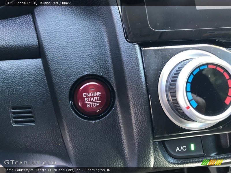 Milano Red / Black 2015 Honda Fit EX