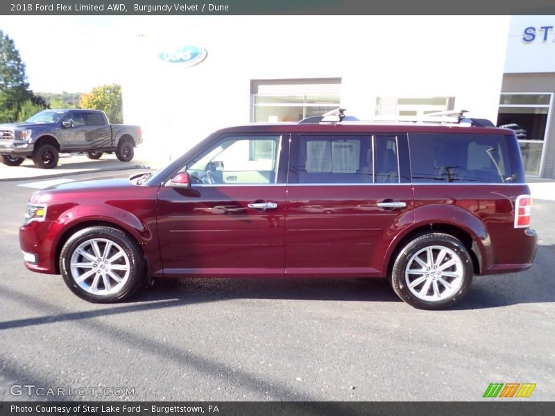  2018 Flex Limited AWD Burgundy Velvet