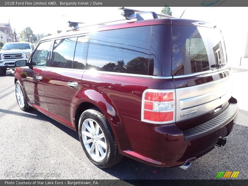 Burgundy Velvet / Dune 2018 Ford Flex Limited AWD