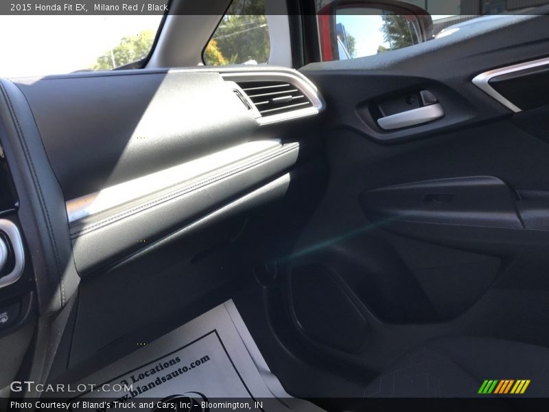 Milano Red / Black 2015 Honda Fit EX