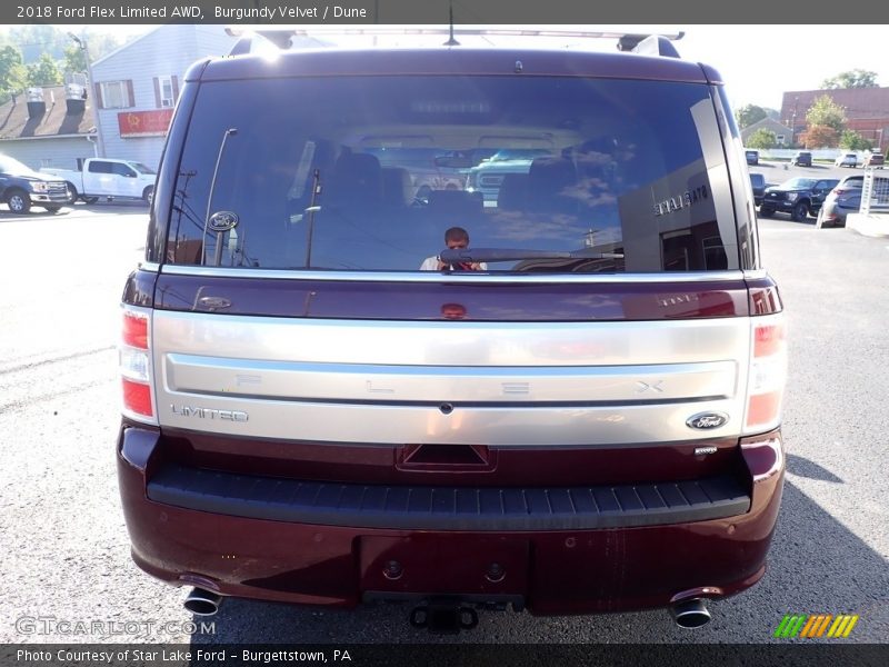 Burgundy Velvet / Dune 2018 Ford Flex Limited AWD