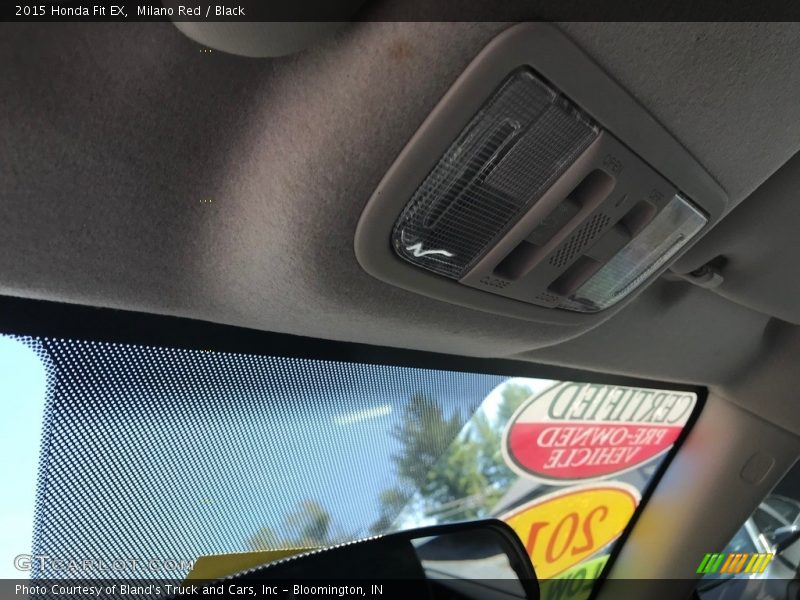 Milano Red / Black 2015 Honda Fit EX