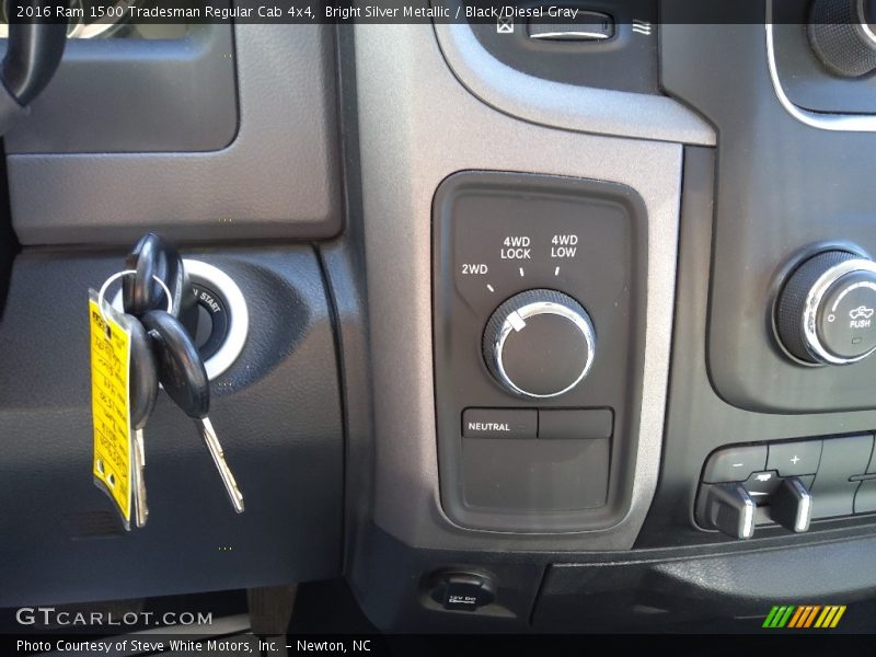  2016 1500 Tradesman Regular Cab 4x4 8 Speed Automatic Shifter