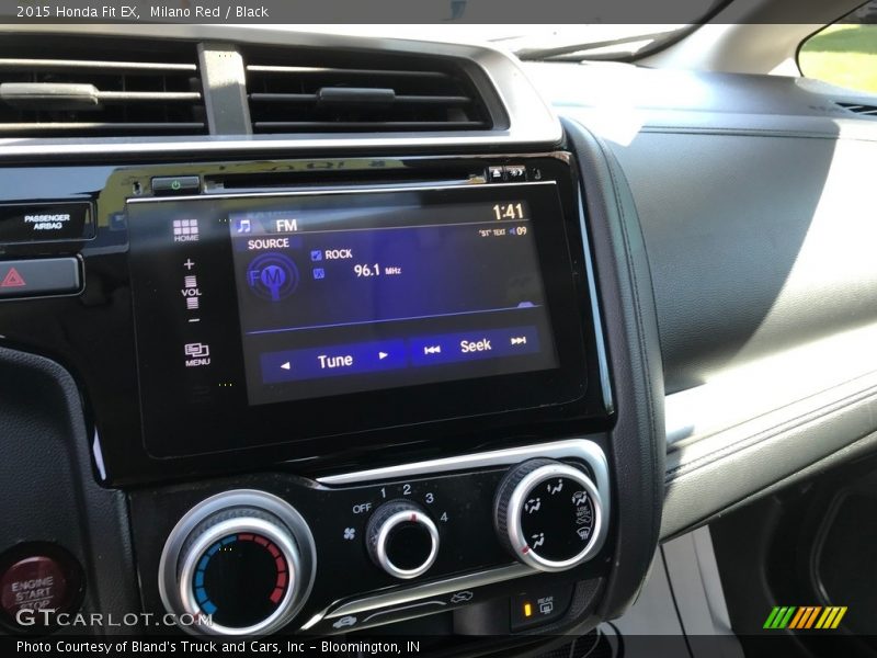 Milano Red / Black 2015 Honda Fit EX