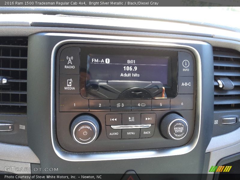 Controls of 2016 1500 Tradesman Regular Cab 4x4