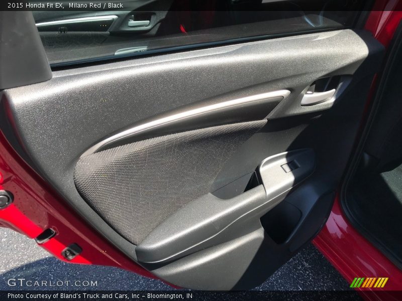 Milano Red / Black 2015 Honda Fit EX