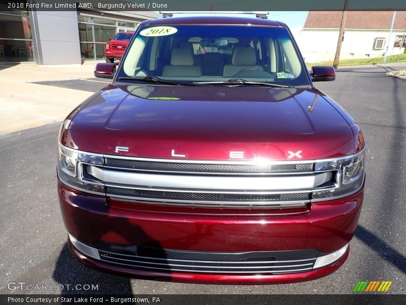  2018 Flex Limited AWD Burgundy Velvet