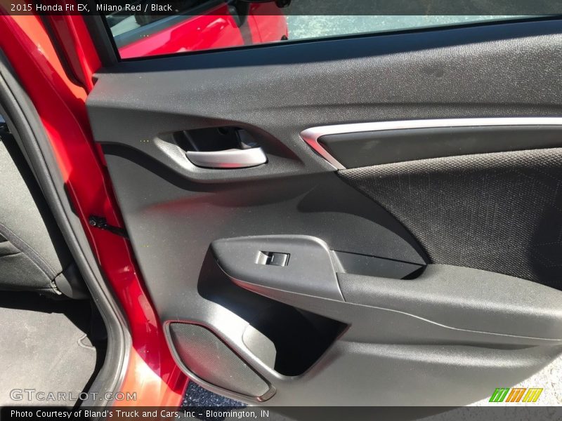 Milano Red / Black 2015 Honda Fit EX