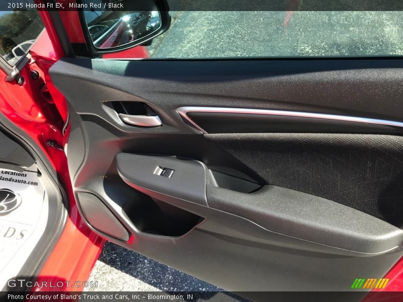 Milano Red / Black 2015 Honda Fit EX