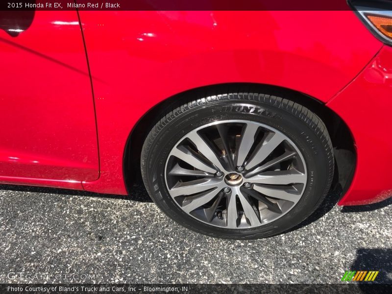 Milano Red / Black 2015 Honda Fit EX