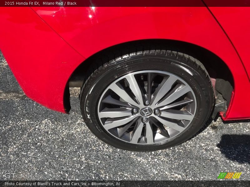 Milano Red / Black 2015 Honda Fit EX