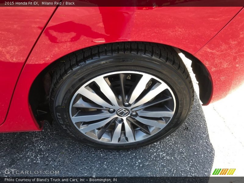 Milano Red / Black 2015 Honda Fit EX