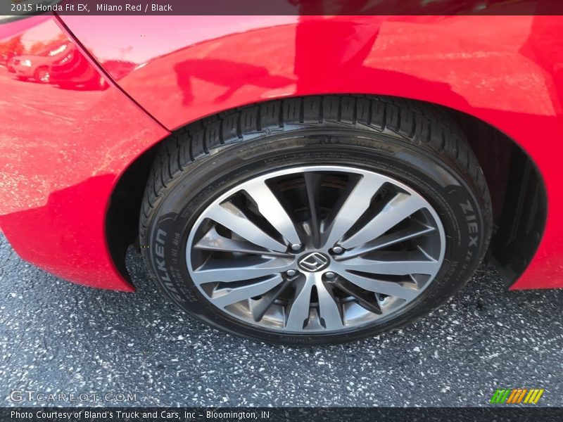 Milano Red / Black 2015 Honda Fit EX