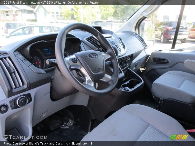 Front Seat of 2017 Transit Wagon XLT 350 LR Long