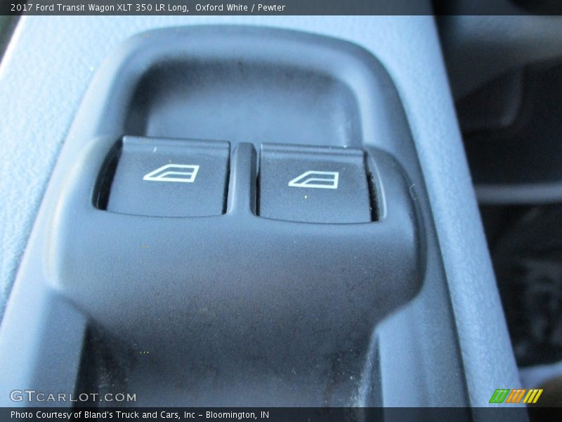 Oxford White / Pewter 2017 Ford Transit Wagon XLT 350 LR Long