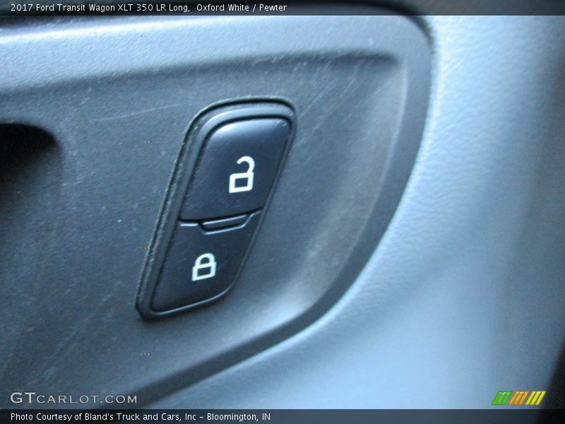 Oxford White / Pewter 2017 Ford Transit Wagon XLT 350 LR Long