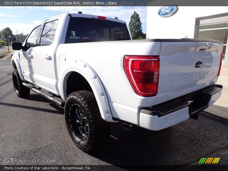 Oxford White / Black 2022 Ford F150 Sherrod XLT SuperCrew 4x4